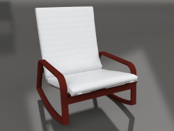 Rocking chair (Wine red)
