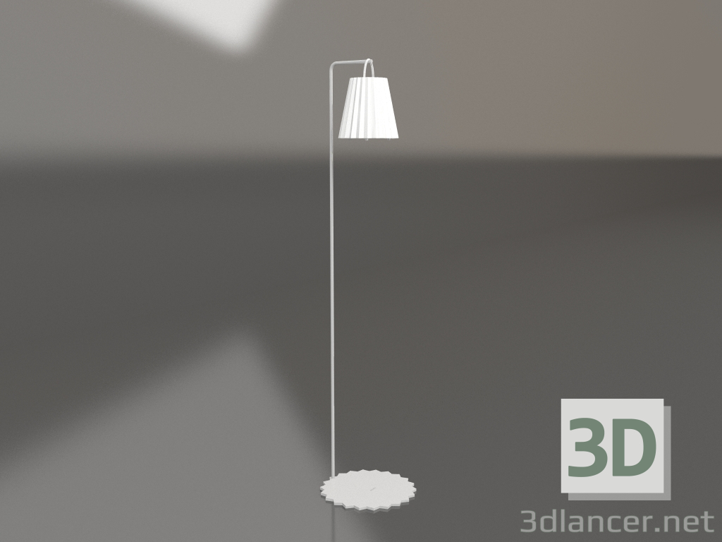 modèle 3D Lampadaire (Gris) - preview