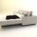 Sala de estar sofá 2 3D modelo Compro - render