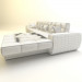 Sofa Wohnzimmer 2 3D-Modell kaufen - Rendern