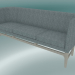 3d model Triple sofa Mayor (AJ5, H 82cm, 62x200cm, White oiled oak, Hallingdal - 130) - preview