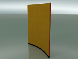 Curved panel 6406 (132.5 cm, 45 °, D 150 cm, two-tone)