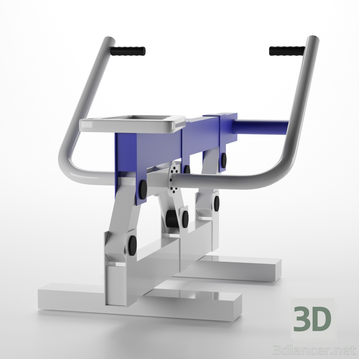 3D Açık hava simülatörü kürek modeli satın - render