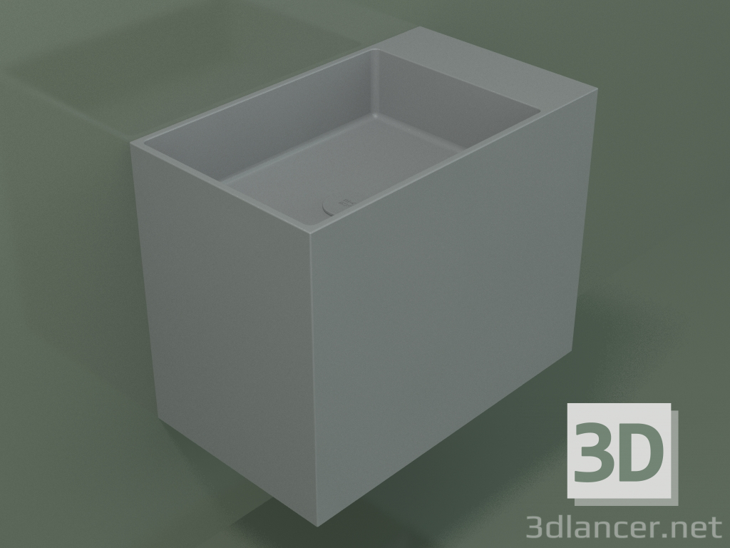 3D Modell Wandwaschbecken (02UN33102, Silbergrau C35, L 60, P 36, H 48 cm) - Vorschau