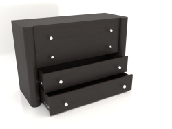 Chest of drawers TM 021 (open) (1210x480x810, wood brown dark)