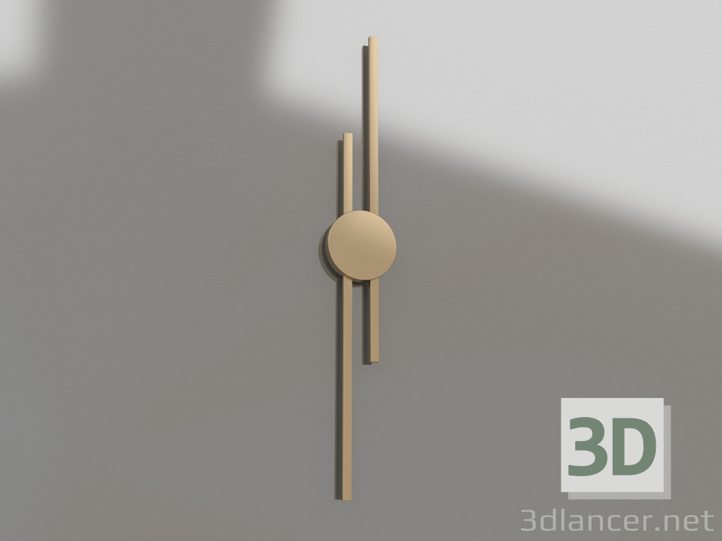 3D Modell Wandleuchte Lauryn gold (08428-902.33) - Vorschau