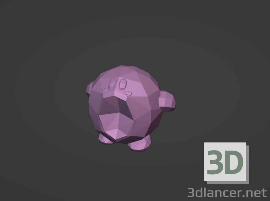 modello 3D Pacchetto scacchi Kirby 64 frammenti di cristallo - anteprima