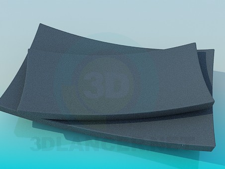3d модель Декоративные тарелки – превью 3d модель Декоративные тарелки – превью