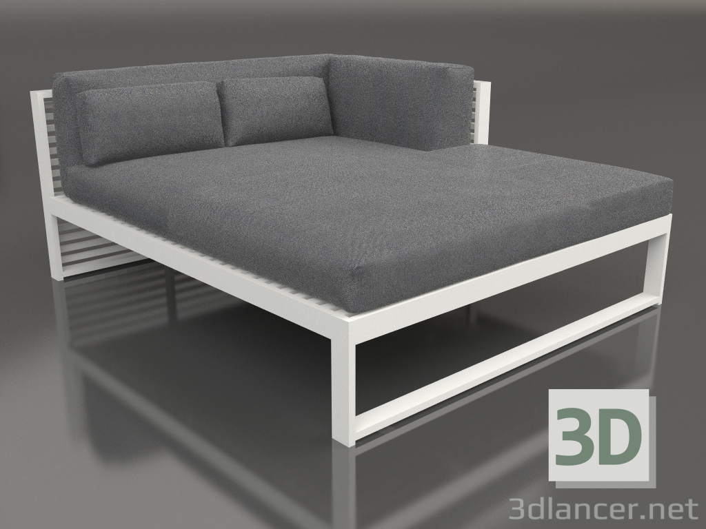 3D modeli XL modüler kanepe, sağ bölüm 2 (Akik gri) - önizleme
