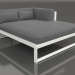 3d model XL modular sofa, section 2 right (Agate gray) - preview