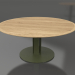 3d model Dining table Ø170 (Olive green, Iroko wood) - preview