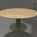 3d model Mesa de comedor Ø170 (Verde oliva, madera de Iroko) - vista previa