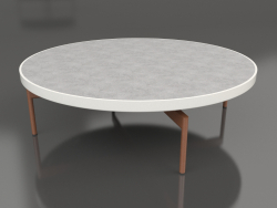 Round coffee table Ø120 (Agate gray, DEKTON Kreta)
