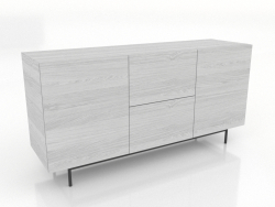 Chest of drawers 2 1600 mm (white RAL 9010)
