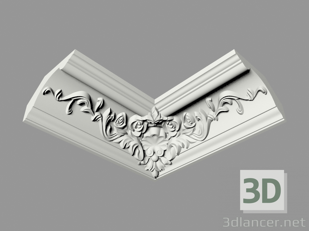 3D Modell Geformte Traufe (КФ63у) - Vorschau