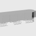 3D Modell Schrank für Tageszone VICKY LOW CABINET DIAMOND (260X60XH72) - Vorschau