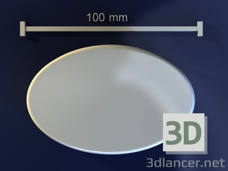 3 डी मॉडल अंडाकार - पूर्वावलोकन