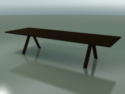 Tisch mit Standardarbeitsplatte 5002 (H 74 - 360 x 120 cm, Wenge, Zusammensetzung 1)
