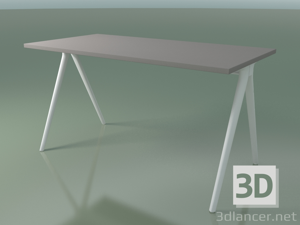 modello 3D Tavolo rettangolare 5407 (H 74 - 69x139 cm, laminato Fenix F04, V12) - anteprima