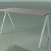 3d model Rectangular table 5407 (H 74 - 69x139 cm, laminate Fenix F04, V12) - preview