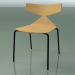 3 डी मॉडल स्टैकेबल कुर्सी 3701 (4 धातु पैर, प्राकृतिक ओक, V39) - पूर्वावलोकन