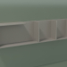 3d model Horizontal shelf (90U19008, Clay C37, L 96, P 12, H 24 cm) - preview