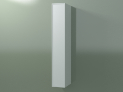 Armário de parede com 1 porta (8BUAEDD01, 8BUAEDS01, Branco Glaciar C01, L 24, P 36, H 144 cm)