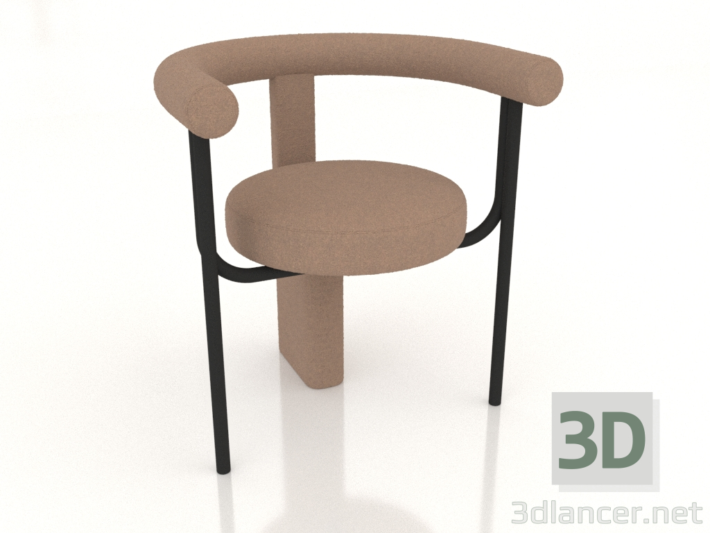 Modelo 3d cadeira de jantar de equilíbrio - preview