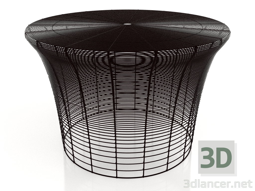modèle 3D Table basse haute (Noir) - preview