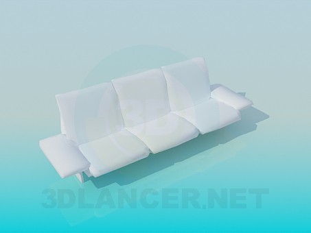 3d model Modern sofa - preview