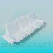 3d model Modern sofa - preview