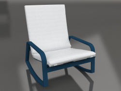 Rocking chair (Grey blue)