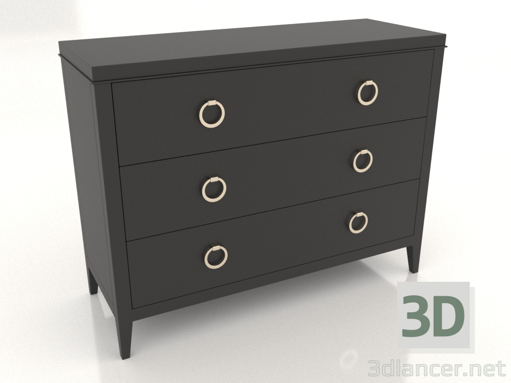 modello 3D Commode - anteprima