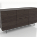 3d model Cómoda 2 cajones 1600 mm (nogal fresno) - vista previa
