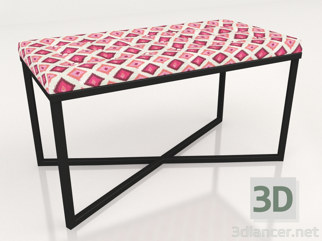 modello 3D Pouf FM06-BK00RP00 - anteprima