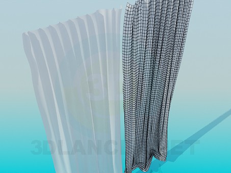 3d model Curtains - preview 3d model Curtains - preview