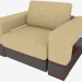 3 डी मॉडल असबाबवाला armchair - पूर्वावलोकन