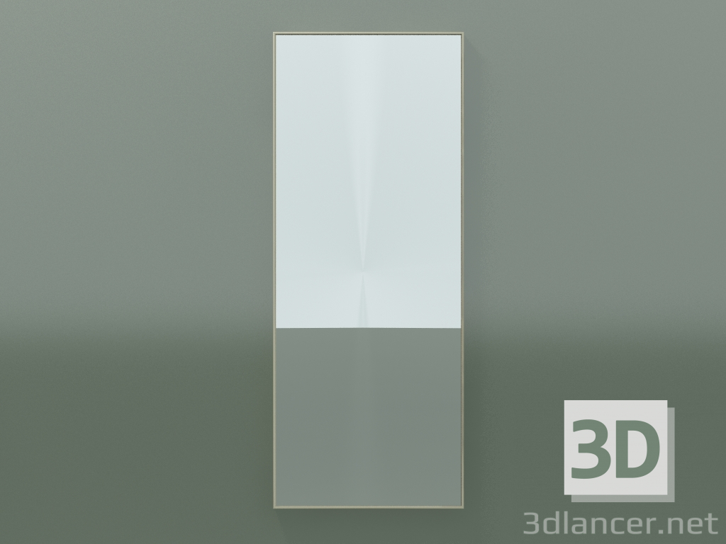 modello 3D Specchio Rettangolo (8ATBF0001, Bone C39, Н 120, L 48 cm) - anteprima