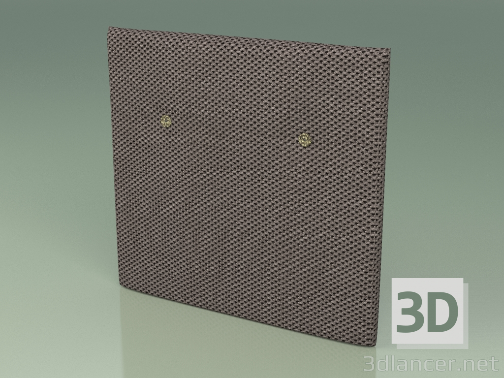 3d model Sofa module 006 (back or armrest, 3D Net Gray) - preview