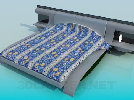 modelo 3D Cama - escuchar modelo 3D Cama - escuchar