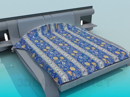 modelo 3D Cama - escuchar modelo 3D Cama - escuchar