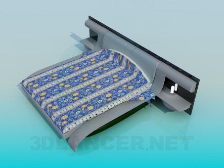 modelo 3D Cama - escuchar modelo 3D Cama - escuchar