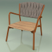 Modelo 3d Cadeira 227 (metal ferrugem, cinto acolchoado cinza-areia) - preview