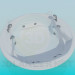 3D Modell Freistehende Badewanne mit Whirlpool - Vorschau