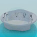 3D Modell Freistehende Badewanne mit Whirlpool - Vorschau