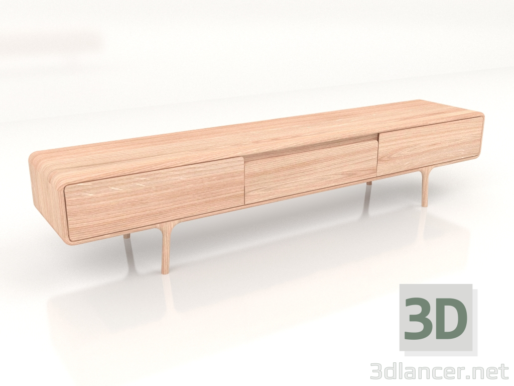 3D Modell Schrank Kitz 3 Schubladen - Vorschau