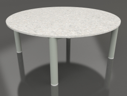 Coffee table D 90 (Cement gray, DEKTON Sirocco)
