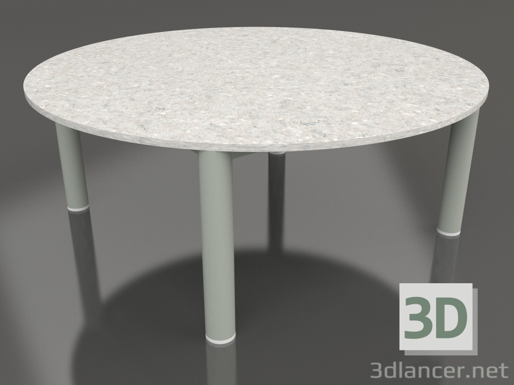 modello 3D Tavolino P 90 (Grigio cemento, DEKTON Sirocco) - anteprima