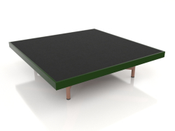 Square coffee table (Bottle green, DEKTON Domoos)