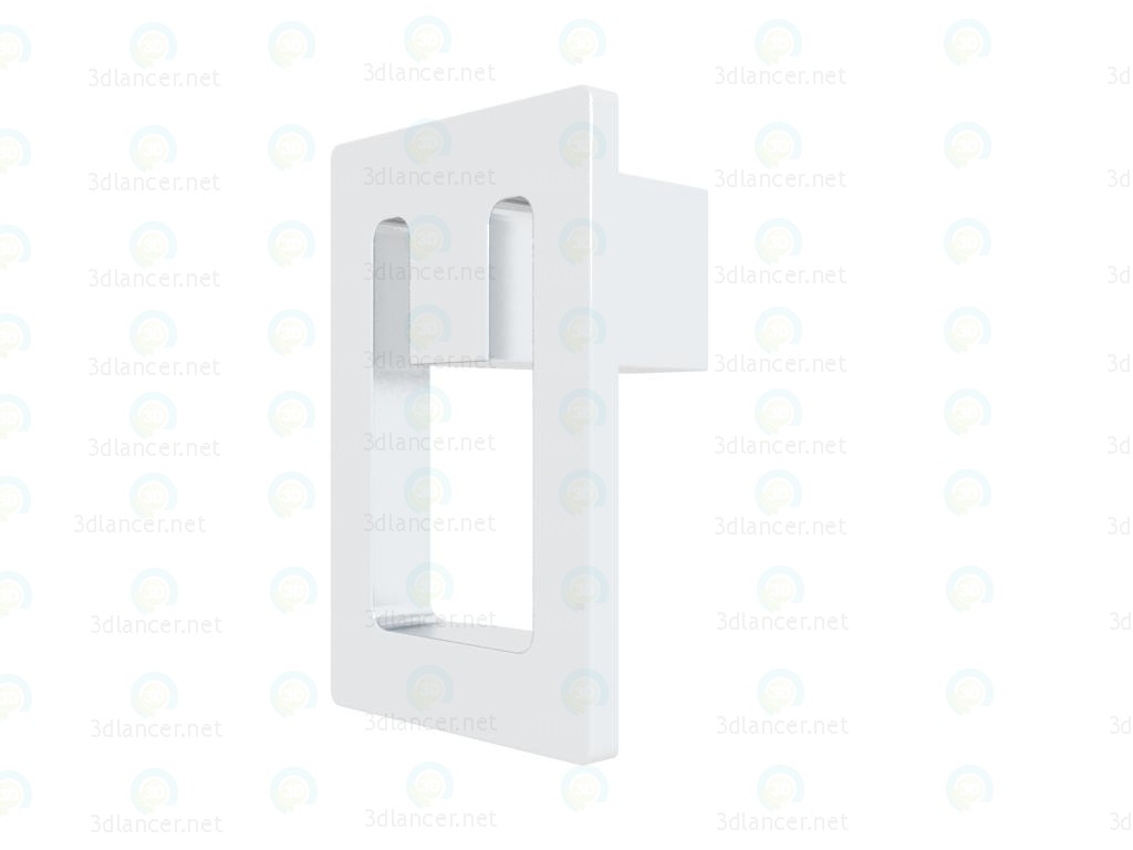 3d model Furniture handle GS1504 chrome - preview